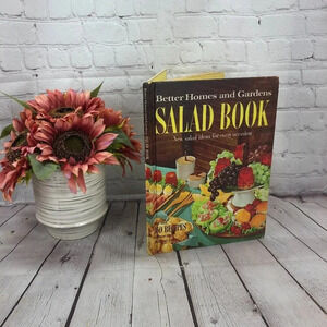 vintage better homes and gardens cookbook salad book 1968